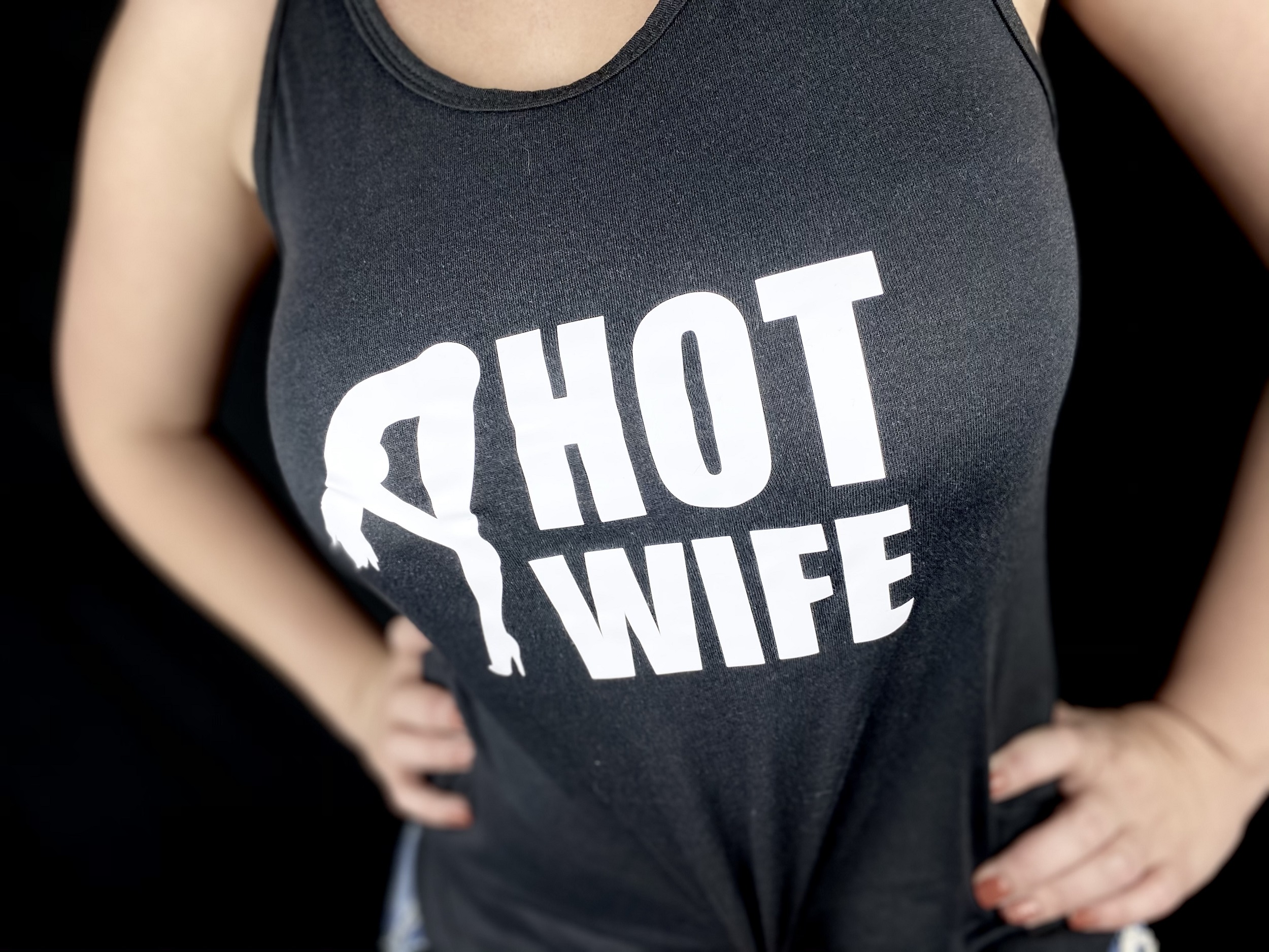 Hotwife Bend Over Tank Top | FetFashions